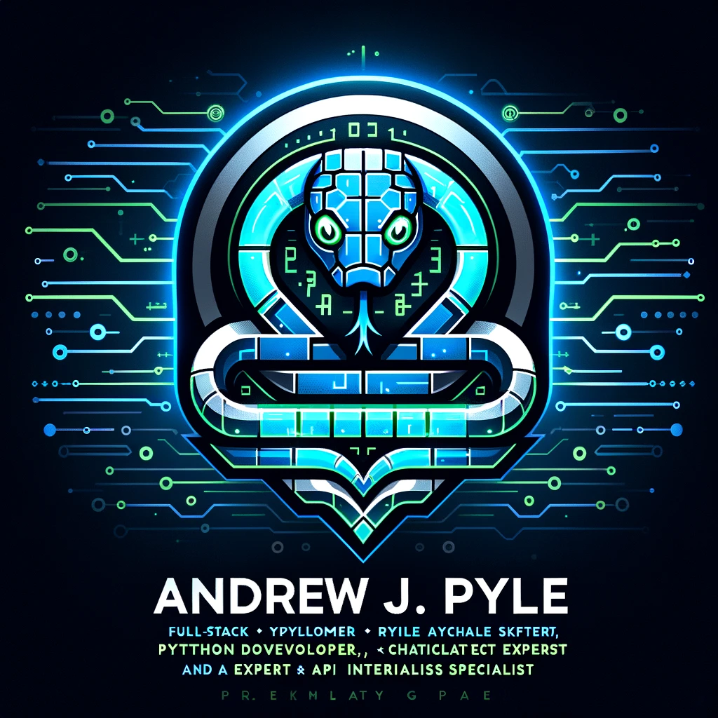 Andrew J. Pyle logo - A blend of professionalism and tech expertise